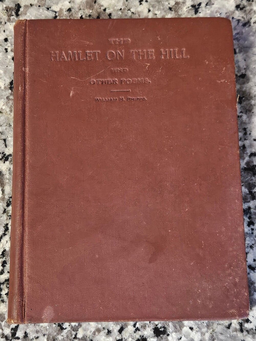1897 Hamlet on the Hill and Other Poems William Phipps 1st Edition Antique Book
